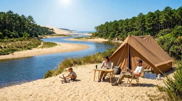 Cherchez-vous le camping idéal à Léon près du courant d'Huchet ?